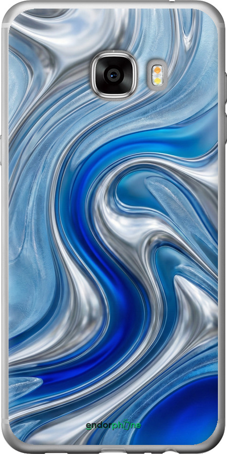 Силиконовый чехол Liquid Chrome для Samsung Galaxy C7 C7000 - 6781u-302 изображение 