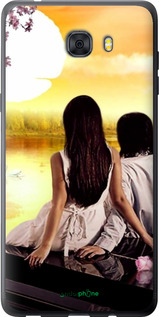 Силиконовый чехол Sunset для Samsung Galaxy C9 Pro - 6607u-720 изображение 