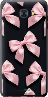 Силиконовый чехол Coquette Ribbons Dark Coquette для Samsung Galaxy C9 Pro - 6767u-720 изображение 