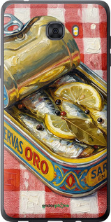 Силиконовый чехол Vintage Sardine Tin Phone для Samsung Galaxy C9 Pro - 6772u-720 изображение 