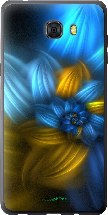 

Силіконовий чохол "Візерунок 46" для Samsung Galaxy C9 Pro, Синій