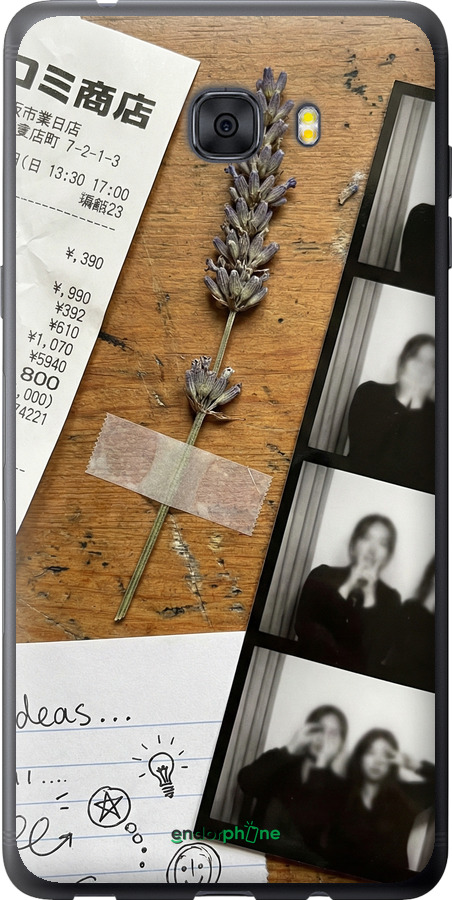 Силіконовий чехол Aesthetic Scrapbook Collage для Samsung Galaxy C9 Pro - 6773u-720 изображение 