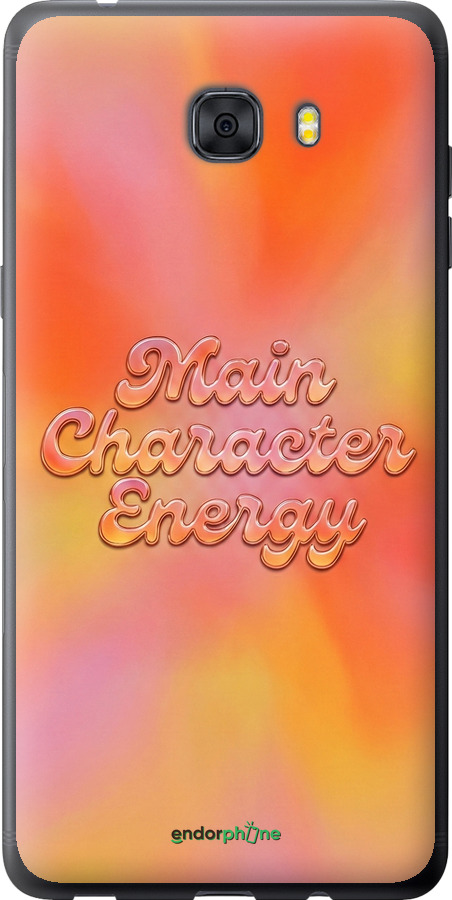 Силиконовый чехол Aura Gradient Main Character Energy Aesthetic Y2K для Samsung Galaxy C9 Pro - 6783u-720 изображение 