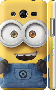 3D пластиковий глянцевий чехол Миньон для Samsung Galaxy Core 2 G355 - 6389c-75 изображение 