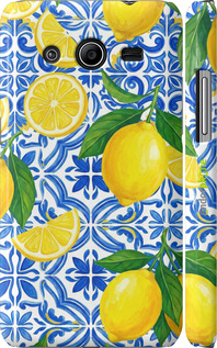 3D пластиковий матовий чехол Grocery Girl Italian Summer для Samsung Galaxy Core 2 G355 - 6766m-75 изображение 