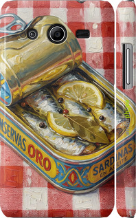 3D пластиковый глянцевый чехол Vintage Sardine Tin Phone для Samsung Galaxy Core 2 G355 - 6772c-75 изображение 