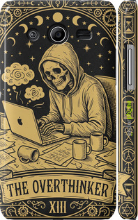 3D пластиковый глянцевый чехол The Overthinker для Samsung Galaxy Core 2 G355 - 6774c-75 изображение 