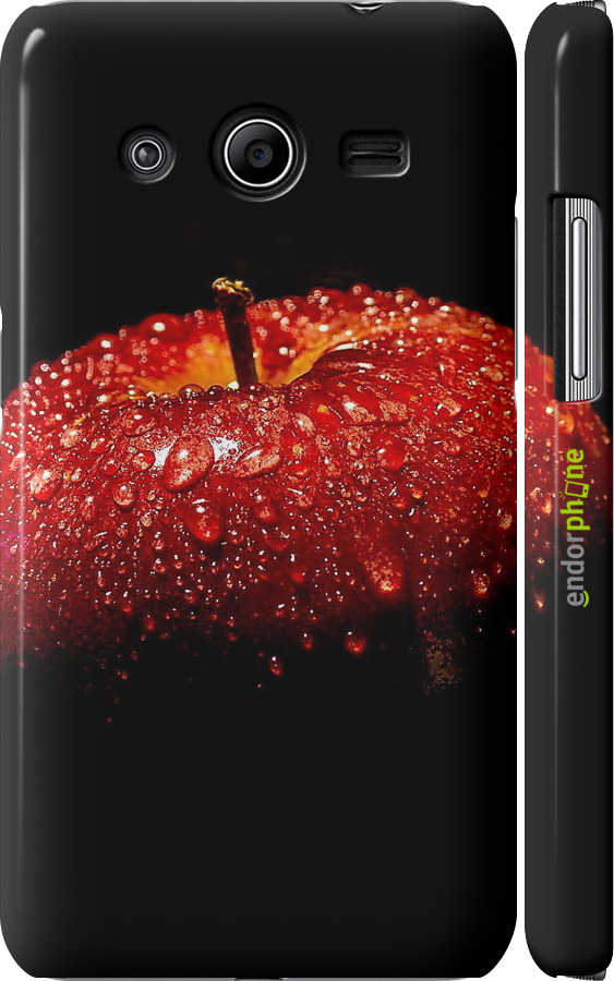3D пластиковий глянцевий чехол Яблуко для Samsung Galaxy Core 2 G355 - 6022c-75 изображение 
