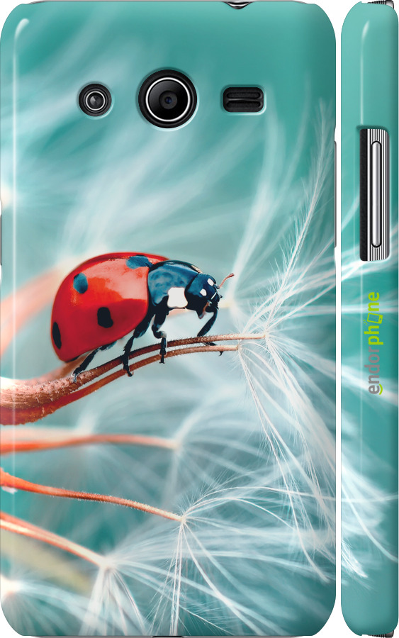 3D пластиковий глянцевий чехол Сонечко для Samsung Galaxy Core 2 G355 - 6049c-75 изображение 