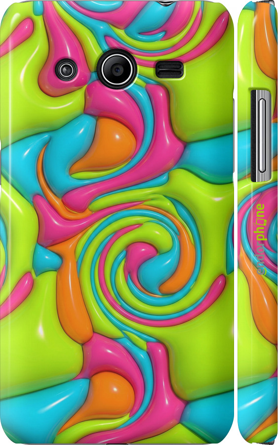 3D пластиковый матовый чехол Y2K Jelly Dream для Samsung Galaxy Core 2 G355 - 6780m-75 изображение 