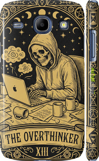 3D пластиковый глянцевый чехол 'The Overthinker' для Samsung Galaxy Core i8262 изображение 1