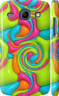 3D пластиковый глянцевый чехол Y2K Jelly Dream для Samsung Galaxy Core i8262 - 6780c-88 изображение 