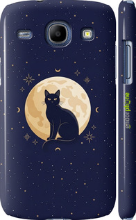 3D пластиковый глянцевый чехол 'Cute Cat Celestial/Witchy' для Samsung Galaxy Core i8262 изображение 9