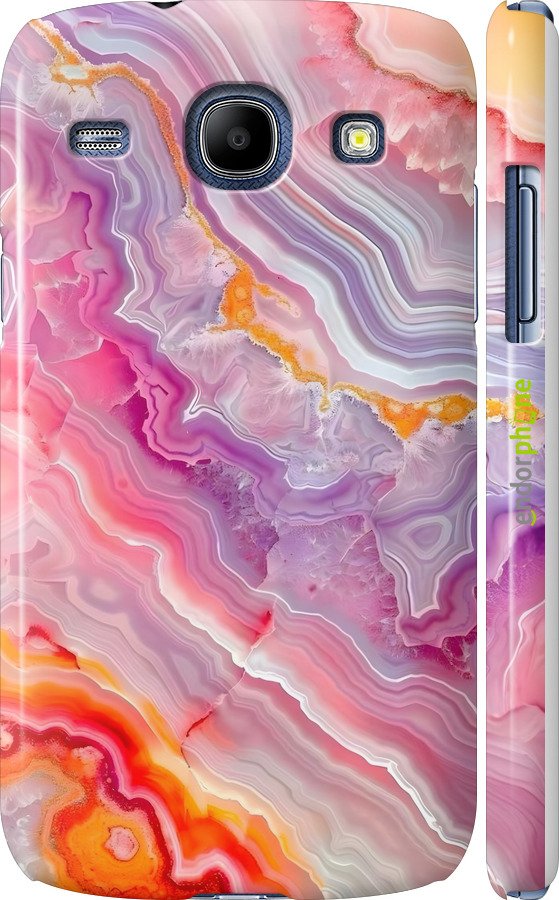 3D пластиковий глянцевий чехол Мрамор 2 для Samsung Galaxy Core i8262 - 6307c-88 изображение 