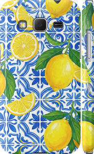 3D пластиковий глянцевий чехол Grocery Girl Italian Summer для Samsung Galaxy Core Prime G360H - 6766c-76 изображение 