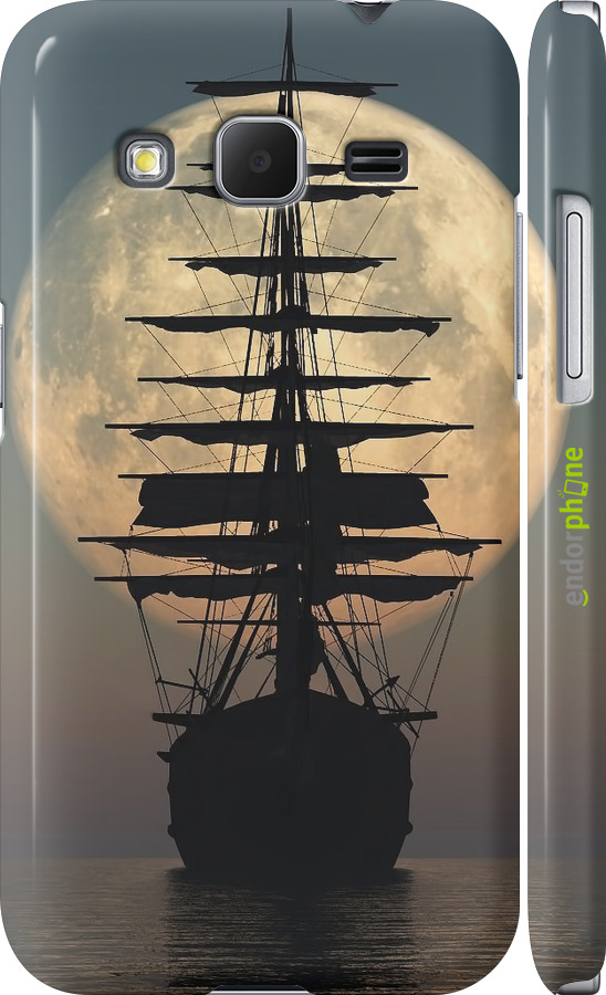 3D пластиковий глянцевий чехол Корабель для Samsung Galaxy Core Prime G360H - 5998c-76 изображение 