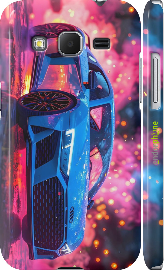3D пластиковый глянцевый чехол Ауди для Samsung Galaxy Core Prime G360H - 6286c-76 изображение 
