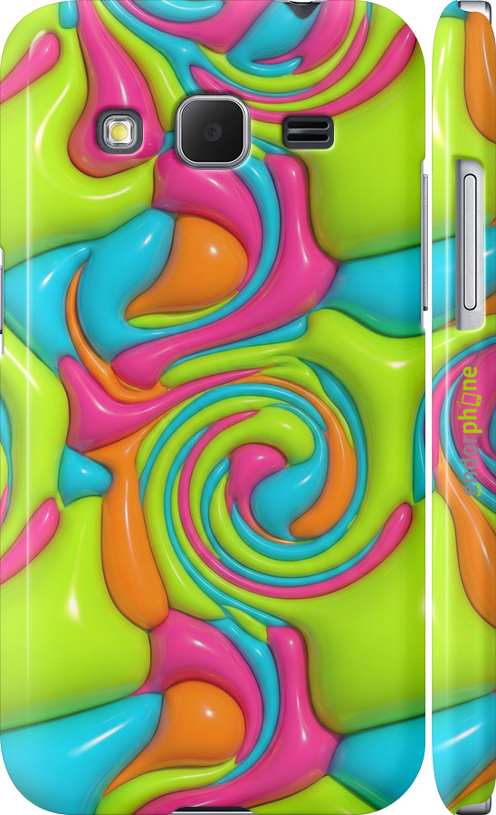 3D пластиковый глянцевый чехол Y2K Jelly Dream для Samsung Galaxy Core Prime G360H - 6780c-76 изображение 