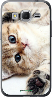 Силиконовый чехол Котик для Samsung Galaxy Core Prime G360H - 6024u-76 изображение 