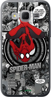 Силіконовий чехол Человек паук для Samsung Galaxy Core Prime G360H - 6279u-76 изображение 