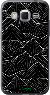 Силіконовий чехол Із зображенням Темних гір для Samsung Galaxy Core Prime G360H - 6489u-76 изображение 