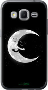 Силіконовий чехол Місячні обійми для Samsung Galaxy Core Prime G360H - 6508u-76 изображение 
