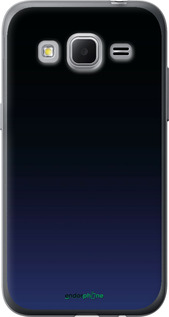 Силіконовий чехол Градієнт у темно-синьому стилі для Samsung Galaxy Core Prime G360H - 6542u-76 изображение 