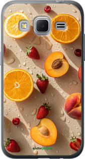 Силиконовый чехол Фрукты 3 для Samsung Galaxy Core Prime G360H - 6703u-76 изображение 