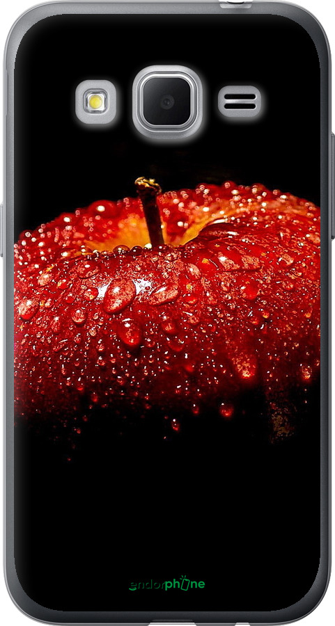 Силиконовый чехол Яблоко для Samsung Galaxy Core Prime G360H - 6022u-76 изображение 