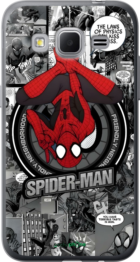 Силіконовий чехол Человек паук для Samsung Galaxy Core Prime G360H - 6279u-76 изображение 