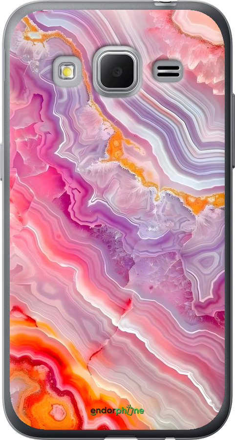 Силиконовый чехол Мрамор 2 для Samsung Galaxy Core Prime G360H - 6307u-76 изображение 