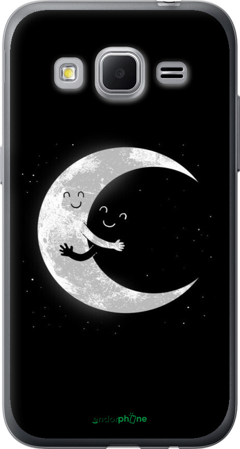 Силіконовий чехол Місячні обійми для Samsung Galaxy Core Prime G360H - 6508u-76 изображение 