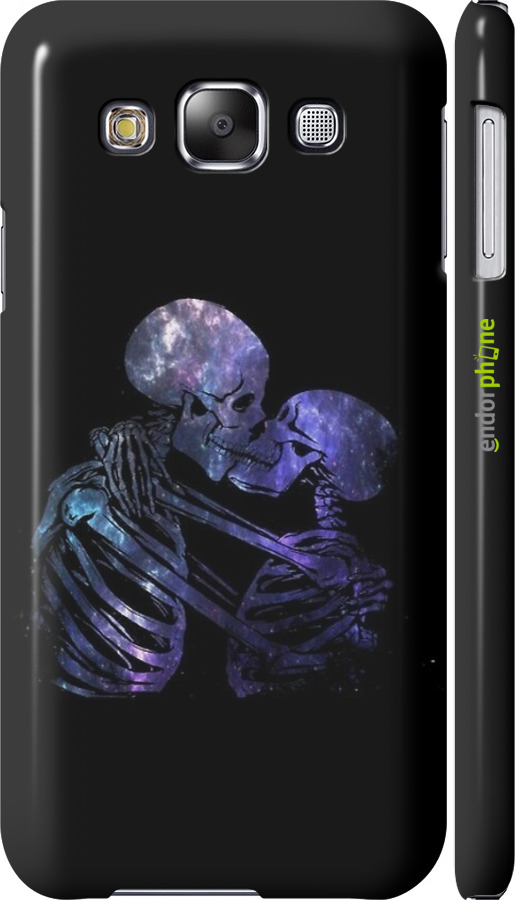 3D пластиковый глянцевый чехол С изображением скелета для Samsung Galaxy E5 E500H - 6537c-82 изображение 