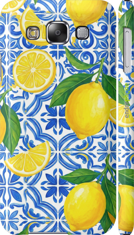 3D пластиковий глянцевий чехол Grocery Girl Italian Summer для Samsung Galaxy E5 E500H - 6766c-82 изображение 