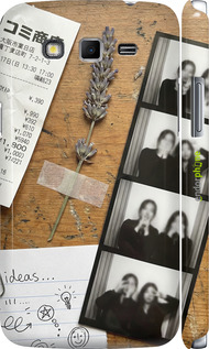 3D пластиковый матовый чехол 'Aesthetic Scrapbook Collage' для Samsung Galaxy Grand 2 G7102 изображение 9
