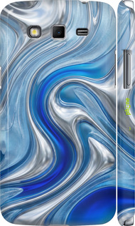 3D пластиковый матовый чехол Liquid Chrome для Samsung Galaxy Grand 2 G7102 - 6781m-41 изображение 