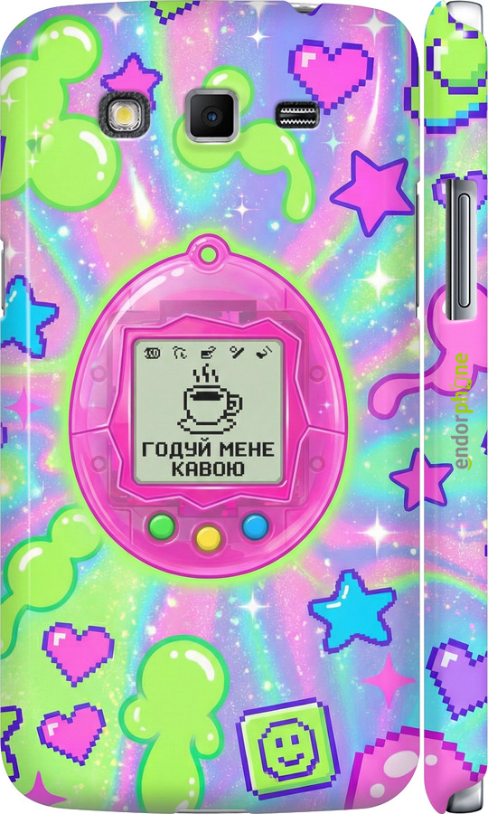 3D пластиковый матовый чехол Y2K Aesthetic Retro Pet: Годуй мене кавою для Samsung Galaxy Grand 2 G7102 - 6784m-41 изображение 