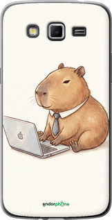 Силіконовий чехол Funny Capybara CEO Working для Samsung Galaxy Grand 2 G7102 - 6777u-41 изображение 