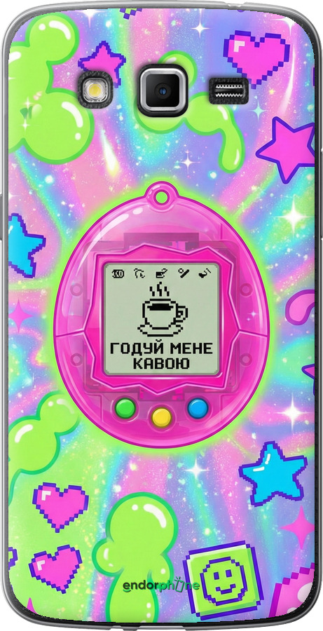 Силиконовый чехол Y2K Aesthetic Retro Pet: Годуй мене кавою для Samsung Galaxy Grand 2 G7102 - 6784u-41 изображение 