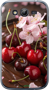 Силиконовый чехол Вишня в шоколаде для Samsung Galaxy Grand I9082 - 6698u-66 изображение 