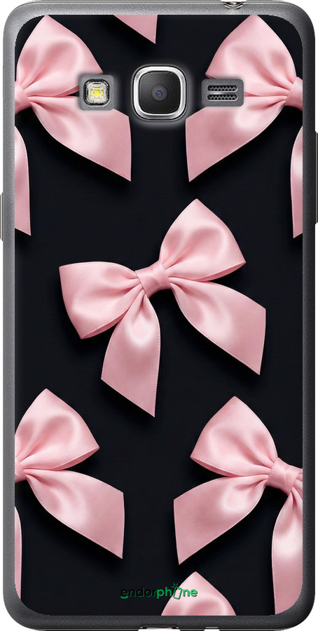 Силиконовый чехол Coquette Ribbons Dark Coquette для Samsung Galaxy J2 Prime - 6767u-466 изображение 