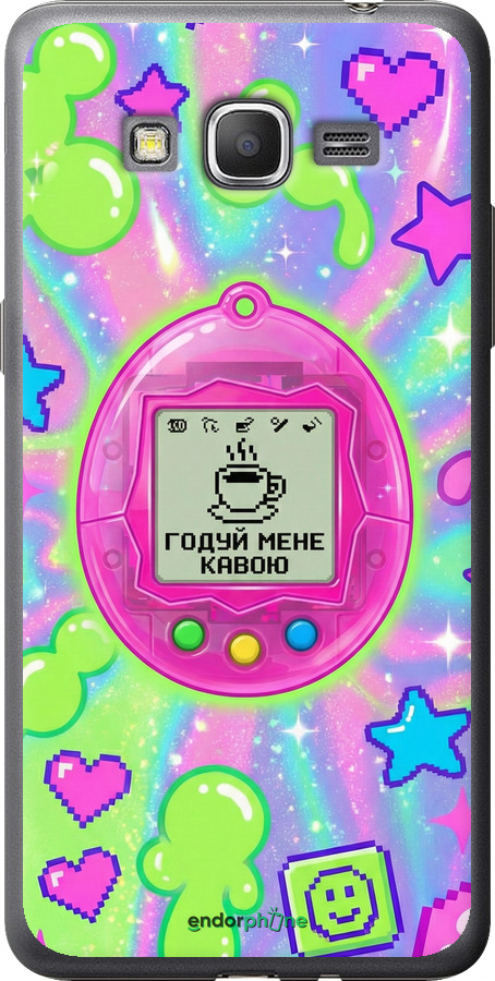 2D пластиковый чехол Y2K Aesthetic Retro Pet: Годуй мене кавою для Samsung Galaxy J2 Prime - 6784t-466 изображение 
