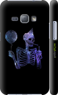 3D пластиковый глянцевый чехол 'Скелетное искусство' для Samsung Galaxy J1 (2016) Duos J120H -  изображение 5