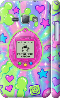 3D пластиковый глянцевый чехол 'Y2K Aesthetic Retro Pet: Годуй мене кавою' для Samsung Galaxy J1 (2016) Duos J120H изображение 5