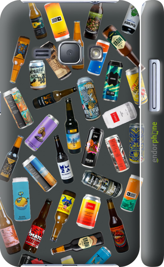 3D пластиковый глянцевый чехол Броварни для Samsung Galaxy J1 (2016) Duos J120H - 5879c-262 изображение 