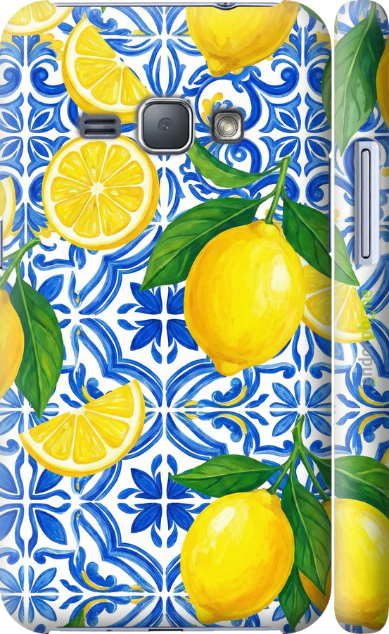 3D пластиковий матовий чехол Grocery Girl Italian Summer для Samsung Galaxy J1 (2016) Duos J120H - 6766m-262 изображение 