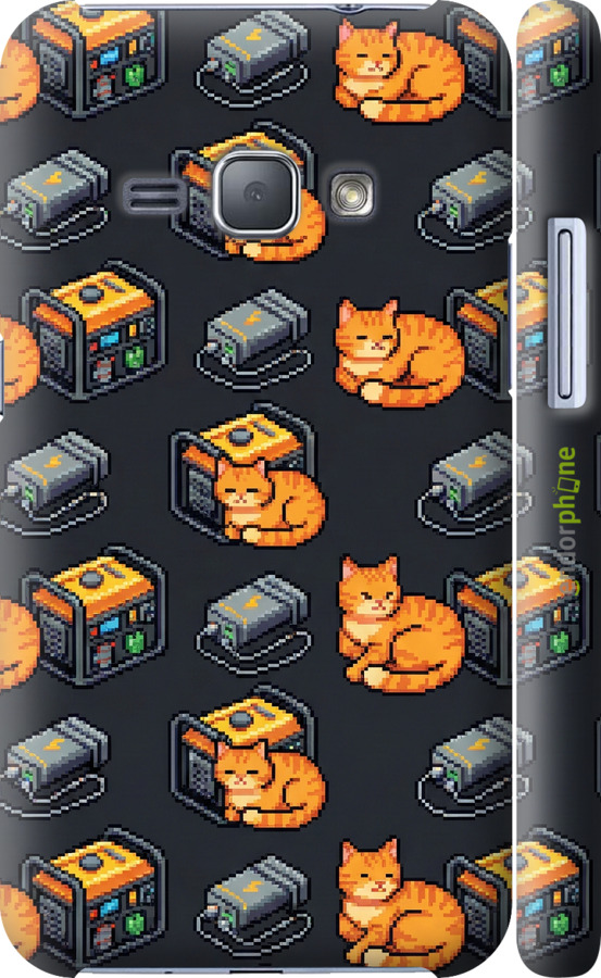 3D пластиковий матовий чехол Autonomous Zone для Samsung Galaxy J1 (2016) Duos J120H - 6771m-262 изображение 