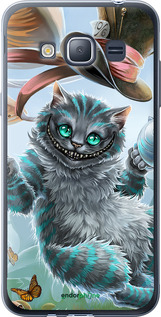 2D пластиковый чехол Чеширский кот 2 для Samsung Galaxy J1 (2016) Duos J120H - 3993t-262 изображение 