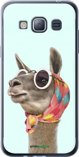 2D пластиковый чехол Модная лама для Samsung Galaxy J1 (2016) Duos J120H - 4479t-262 изображение 
