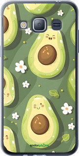 2D пластиковый чехол Авокадо для Samsung Galaxy J1 (2016) Duos J120H - 6380t-262 изображение 